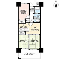 11階 / 3DK / 68.6㎡