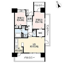 URひばりが丘パークヒルズ  ｜ 東京都西東京市ひばりが丘3丁目（賃貸マンション2LDK・9階・61.62㎡） その2