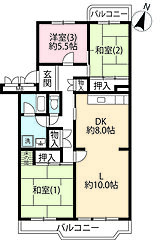 物件の間取り
