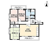 URラ・ヴェール茅ヶ崎鶴が台  ｜ 神奈川県茅ヶ崎市鶴が台（賃貸マンション3LDK・2階・72.09㎡） その2