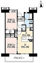 間取図画像 1LDK