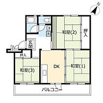 4階 / 3DK / 53.3㎡