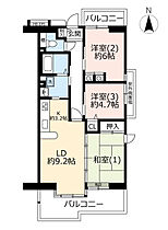 URサンラフレ百合ヶ丘  ｜ 神奈川県川崎市麻生区百合丘2丁目（賃貸マンション3LDK・5階・72.69㎡） その2