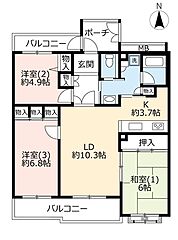 物件の間取り