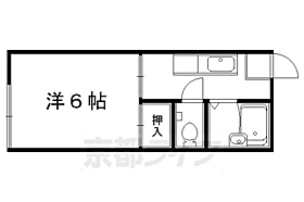 京都府京都市右京区龍安寺池ノ下町（賃貸アパート1K・2階・18.72㎡） その1