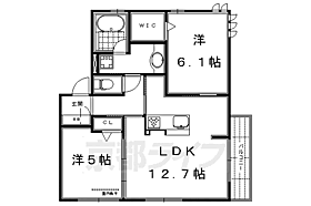 京都府京都市中京区田中町（賃貸アパート2LDK・2階・55.54㎡） その2