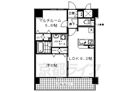 エステムプラザ京都河原町通 303 ｜ 京都府京都市下京区紺屋町（賃貸マンション2LDK・3階・42.43㎡） その2