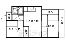 京都府京都市右京区嵯峨広沢南野町（賃貸マンション2LDK・1階・38.70㎡） その2