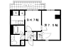 第43長栄大晋メゾネ2階6.9万円