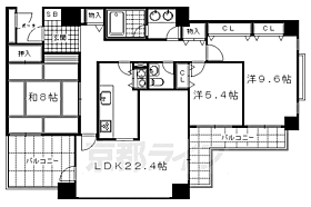 京都府京都市中京区十文字町（賃貸マンション3LDK・4階・118.28㎡） その2