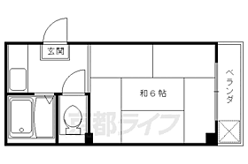 京都府京都市右京区嵯峨苅分町（賃貸マンション1K・3階・18.00㎡） その2