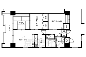 富小路モーリシャス 401 ｜ 京都府京都市下京区本上神明町（賃貸マンション3LDK・4階・66.75㎡） その2