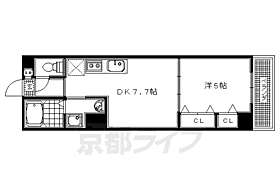 京都府京都市中京区西ノ京南壺井町（賃貸マンション1DK・3階・30.72㎡） その2