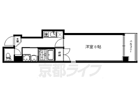 京都府京都市東山区西海子町（賃貸マンション1K・6階・26.16㎡） その2