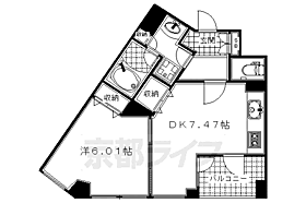 京都府京都市東山区梅林町（賃貸マンション1DK・5階・34.87㎡） その2