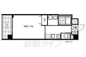 京都府京都市東山区七軒町（賃貸マンション1K・6階・28.01㎡） その2