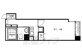 京都府京都市中京区榎木町（賃貸マンション1K・6階・25.74㎡） その2