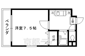 サンシャイン東山 305 ｜ 京都府京都市東山区慈法院庵町（賃貸マンション1K・3階・23.36㎡） その2