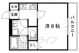 京都府京都市右京区山ノ内瀬戸畑町（賃貸アパート1K・1階・26.20㎡） その2