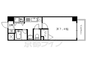 京都府京都市中京区西ノ京南上合町（賃貸マンション1K・3階・25.11㎡） その2