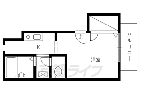 京都府京都市右京区花園木辻南町（賃貸アパート1K・2階・21.98㎡） その2