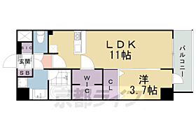 京都府京都市中京区西ノ京下合町（賃貸マンション1LDK・5階・38.93㎡） その2