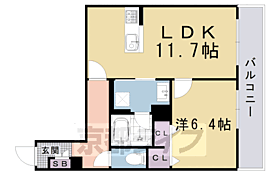 シャーメゾン　ディーノヴノー 202 ｜ 京都府京都市東山区東瓦町（賃貸マンション1LDK・2階・46.66㎡） その2