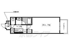 ＴＭインプレシオン 103 ｜ 京都府京都市右京区西京極南庄境町（賃貸マンション1K・1階・27.94㎡） その2