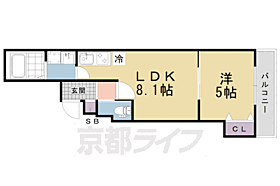 ＣＡＳＡ　ＷＯＯＤ　東伊達 302 ｜ 京都府京都市伏見区深草東伊達町（賃貸アパート1LDK・3階・30.46㎡） その2