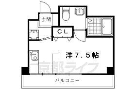 京都府京都市右京区常盤窪町（賃貸マンション1R・6階・22.10㎡） その2