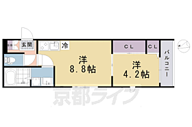 （仮称）深草越後屋敷町コーポ 203 ｜ 京都府京都市伏見区深草越後屋敷町（賃貸アパート1LDK・2階・31.84㎡） その2