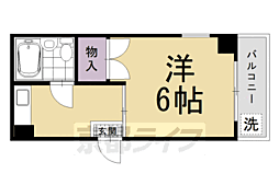 ベルメゾン堀川 1Kの間取図画像