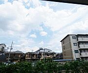 バルコニーからの室外風景。