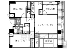 東急ドエルアルス伏見深草 2階