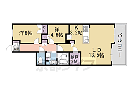 間取図画像 2SLDK
