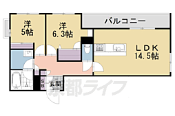 シャーメゾン三条東山 2階/203