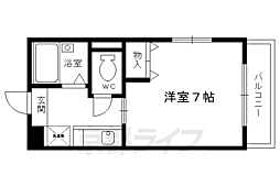 ベルコート94 1Kの間取図画像