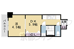 エステムコート京都梅小路公園 4階/-