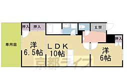 レ・ションド清涼 2LDKの間取図画像