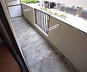 広くゆったりとしたバルコニー