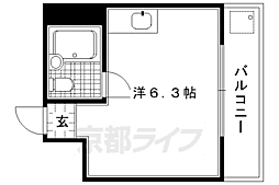 京都市営烏丸線 丸太町駅 徒歩14分 4階/-