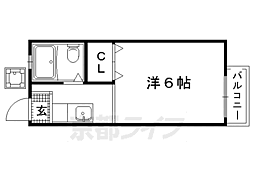 京都市営烏丸線 北大路駅 3.1km 1階/-