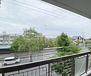 バルコニーからの景色です。