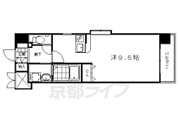 ベラジオ烏丸御池2 1Kの間取図画像