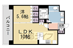 リーガル京都河原町五条II 5階/-
