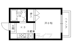 京都市営烏丸線 北大路駅 徒歩19分 3階/-
