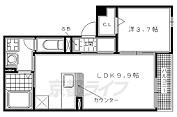 叡山電鉄鞍馬線 岩倉駅 徒歩14分 1階/-