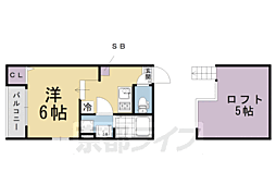 Hale Mahalo ワンルームの間取図画像