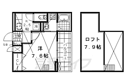 フェリーチェ 1Kの間取図画像