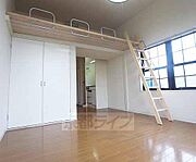 ロフト付きの部屋です。